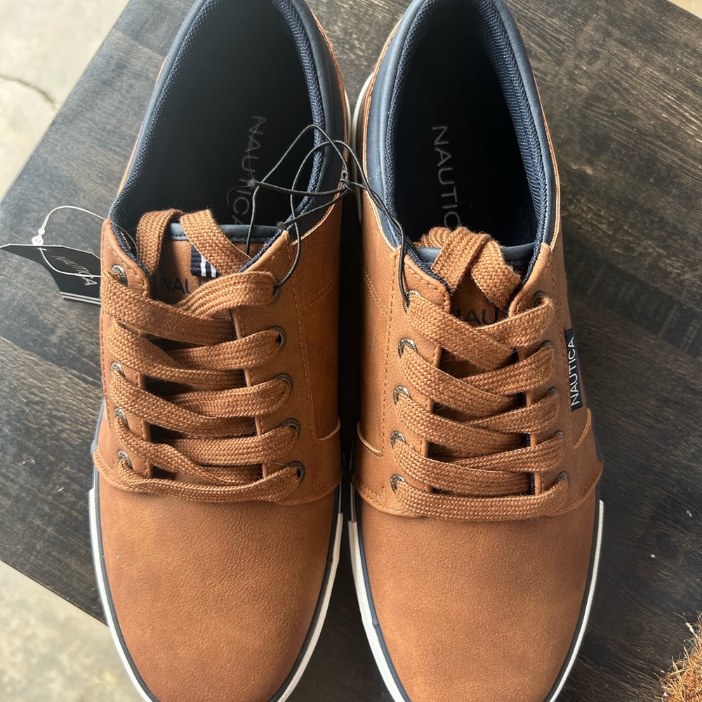 Nautica Men's Tan Sneakers